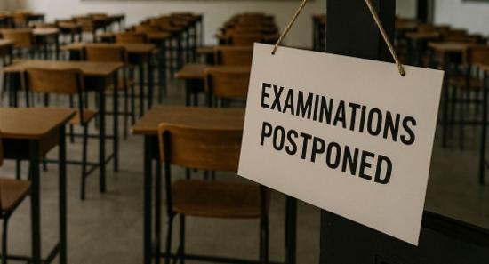 A/L and All Exams Postponed Indefinitely